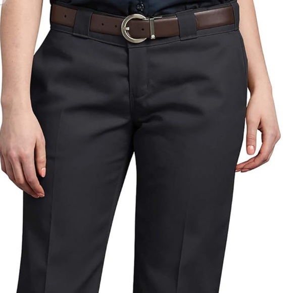 NWT DICKIES WOMENS 774 WORK PANTS. LOW RISE
STRAIGHT LEG STAIN RELEASE SIZE 18T - Picture 3 of 10